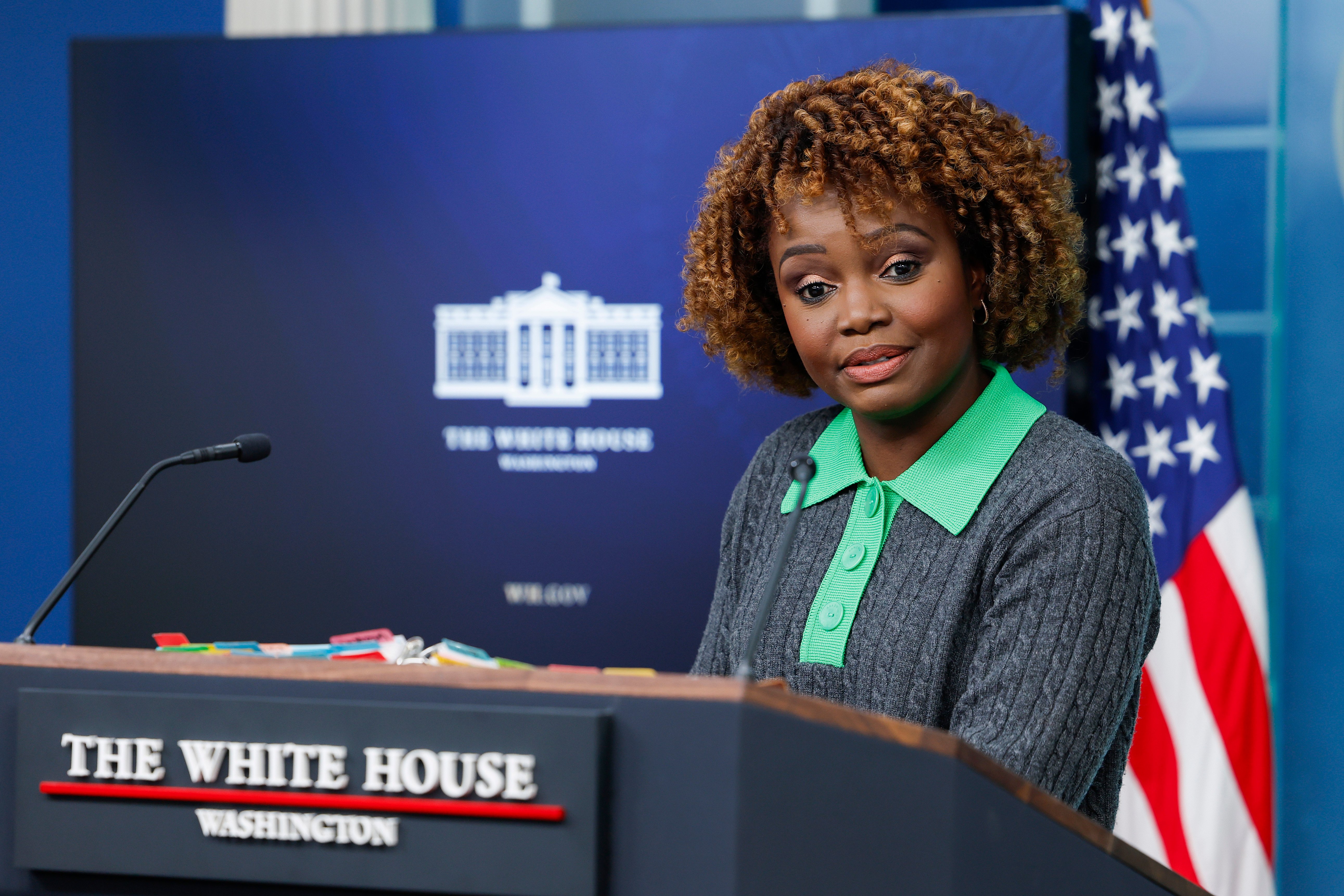 White House Press Secretary Karine Jean-Pierre