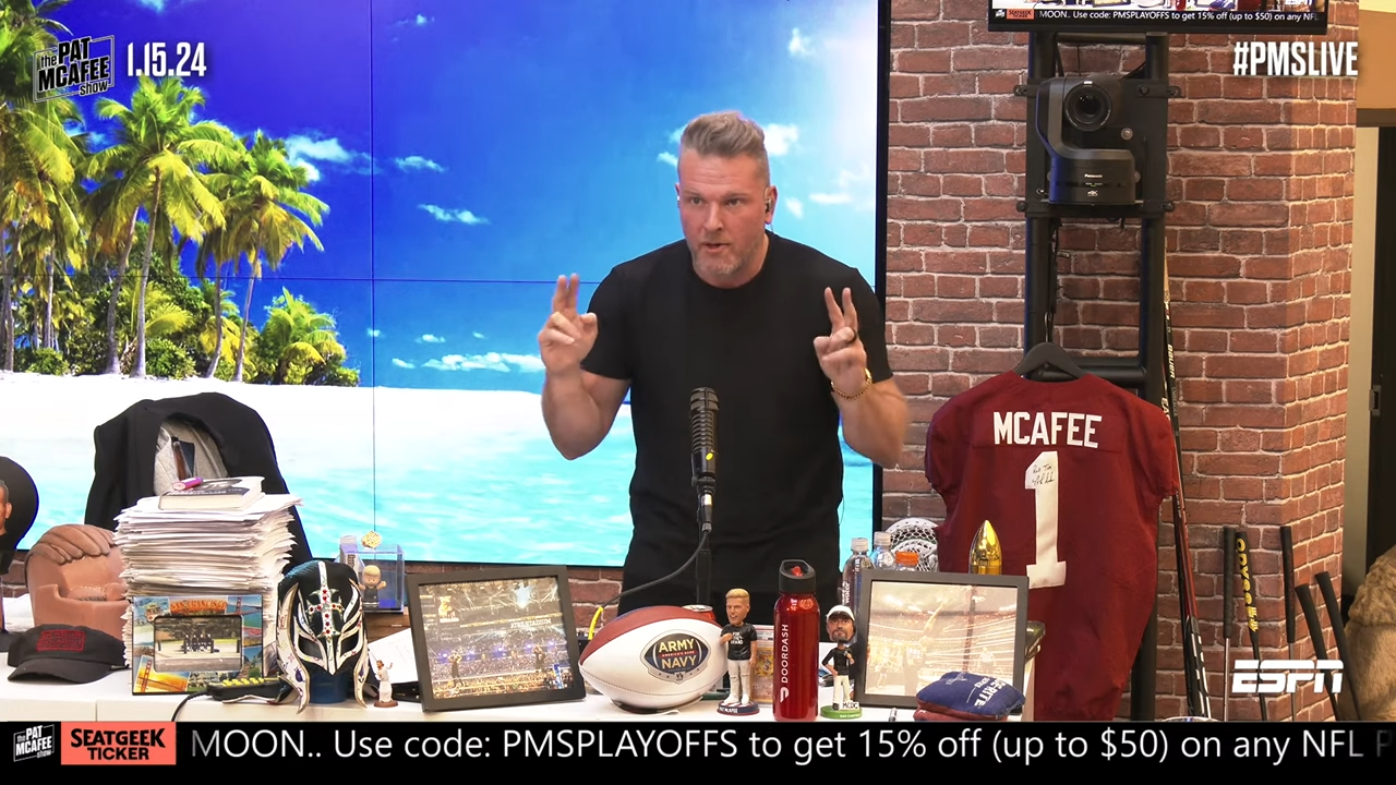 ESPN host Pat McAfee used MLK Day to show white privilege is in full effect 