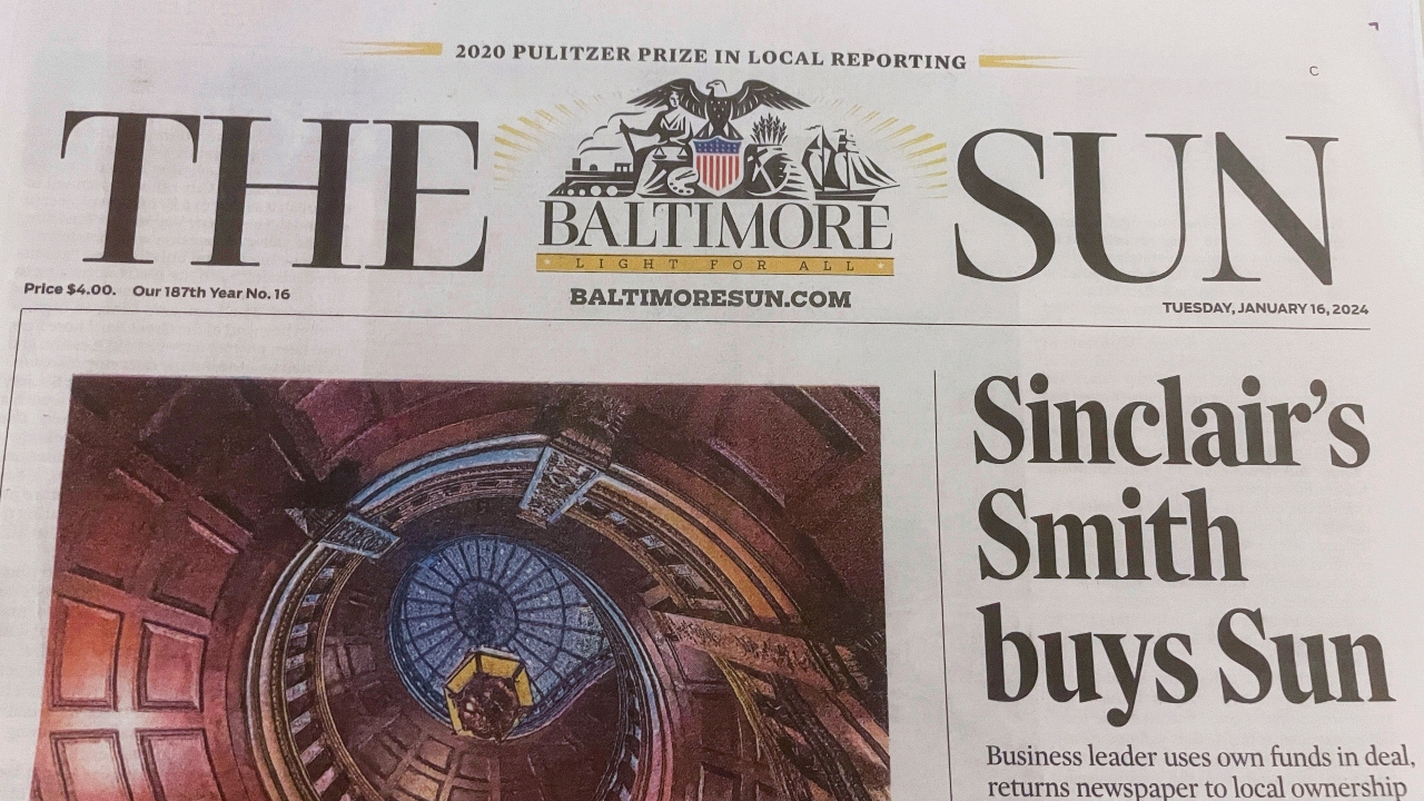 The Baltimore Sun is returning to local ownership — with a buyer who has made his politics clear