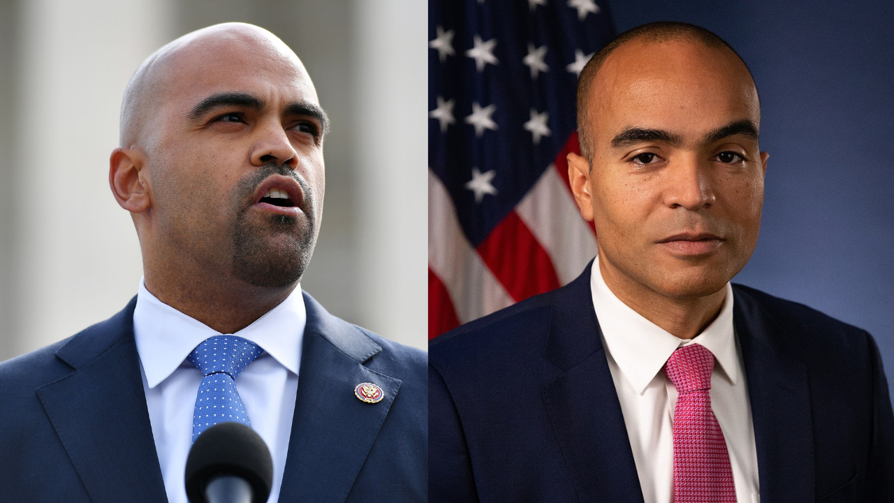 Rep. Colin Allred, Texas Senate candidate, and former U.S. Attorney Nick Brown, Washington Attorney General candidate