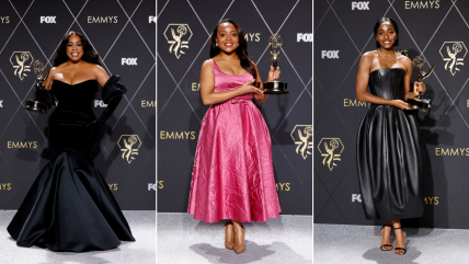 Best dressed at the emmys, emmys fashion, Emmy awards red carpet looks, Emmys red carpet looks, Emmys red carpet fashion, Niecy Nash Emmys, Quinta Brunson Emmys, Ayo Edibri Emmys, who was best dressed at the Emmys? theGrio.com