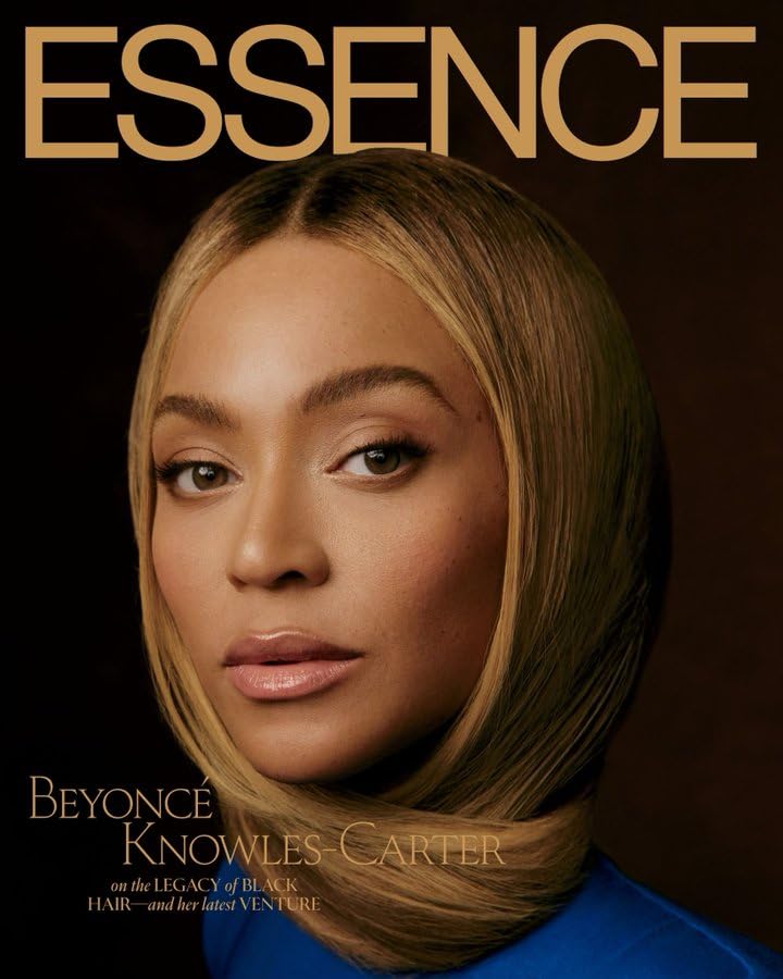 Beyoncé Essence cover, Beyonce hair care, Beyonce Cécred, Beyonce Tina Knowles Cécred, Beyonce hair, Beyonce hair products, what is the name of Beyoncé's haircare brand?, Is beyonce's hair care brand out? theGrio.com
