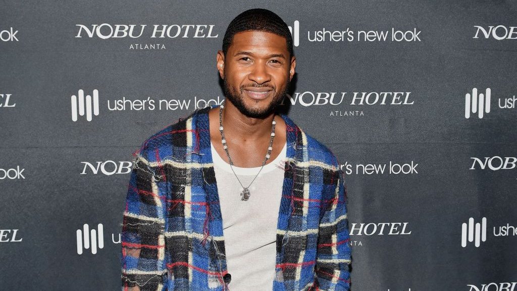 Usher strips for new Skims photos ahead of Super Bowl halftime show