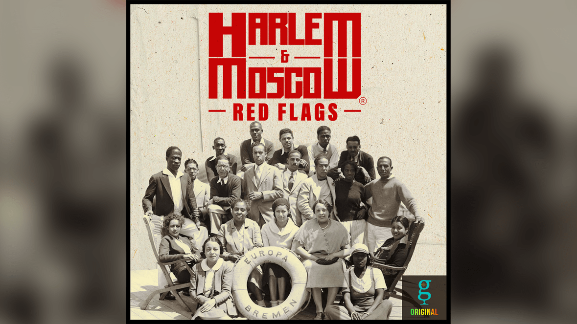 The cover of “Harlem and Moscow Red Flags”