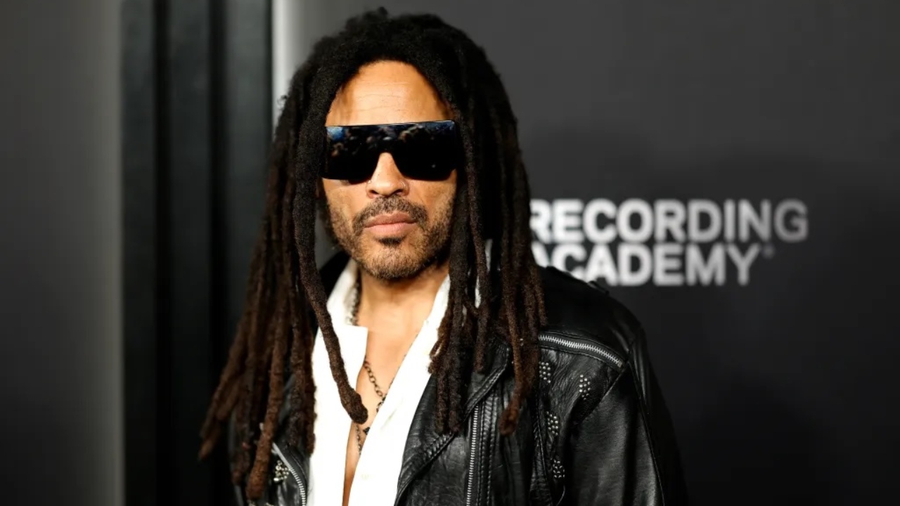 Lenny Kravitz accepts Global Impact Award from the Recording Academy's Black Music Collective