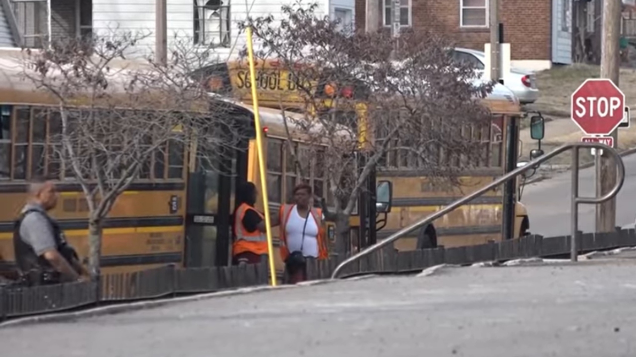 A noose a Black mechanic said he found led 100 St. Louis school bus drivers to stop working