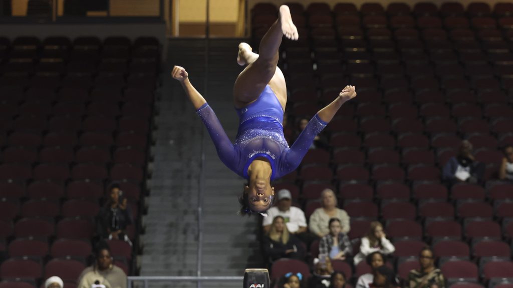 Inspired by her widowed mom, Fisk University’s Morgan Price makes HBCU, NCAA gymnastics history