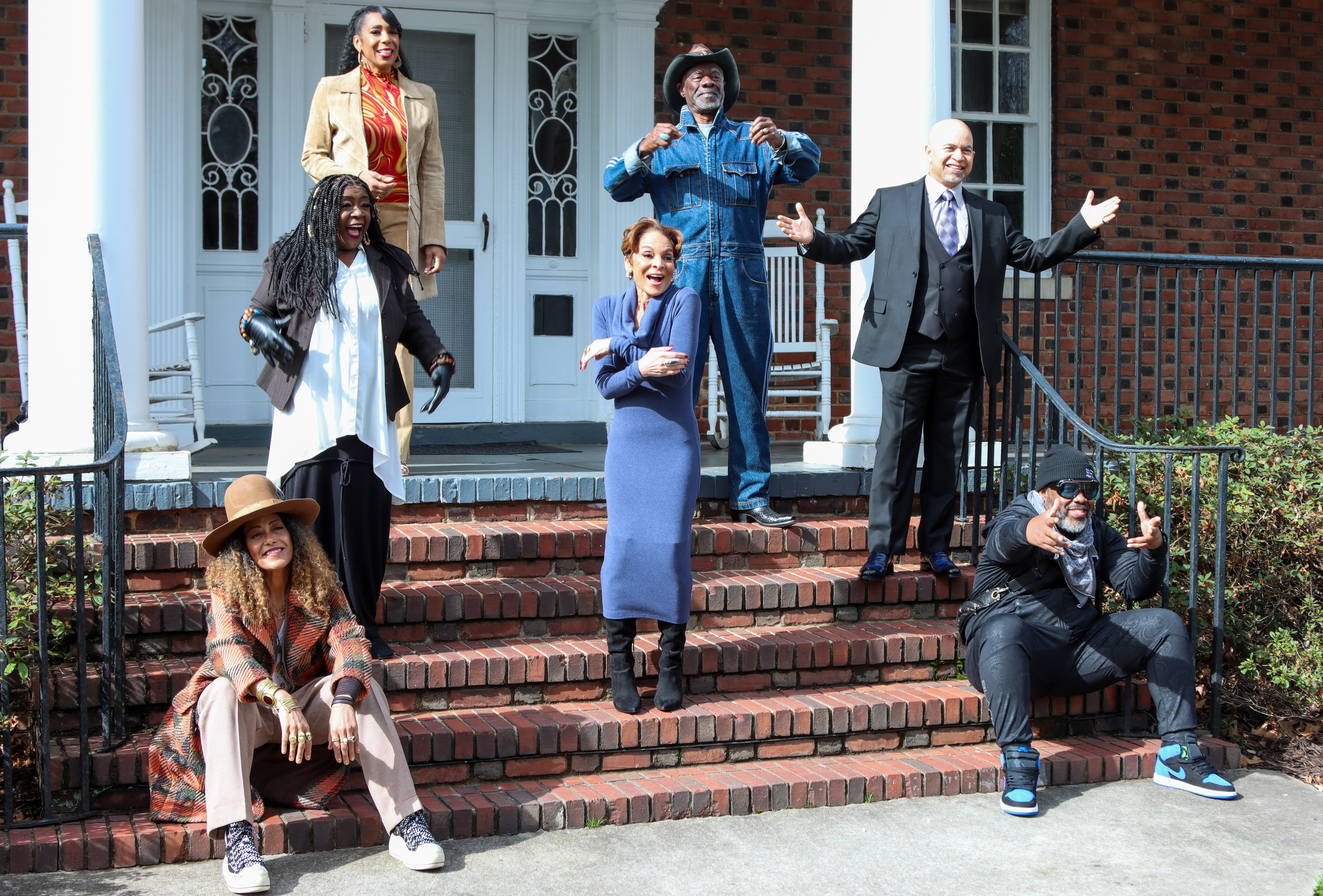 Actors Cree Summer, Kadeem Hardison, Charnele Brown, Jasmine Guy, Darryl M. Bell, Dawnn Lewis and Glynn Turman