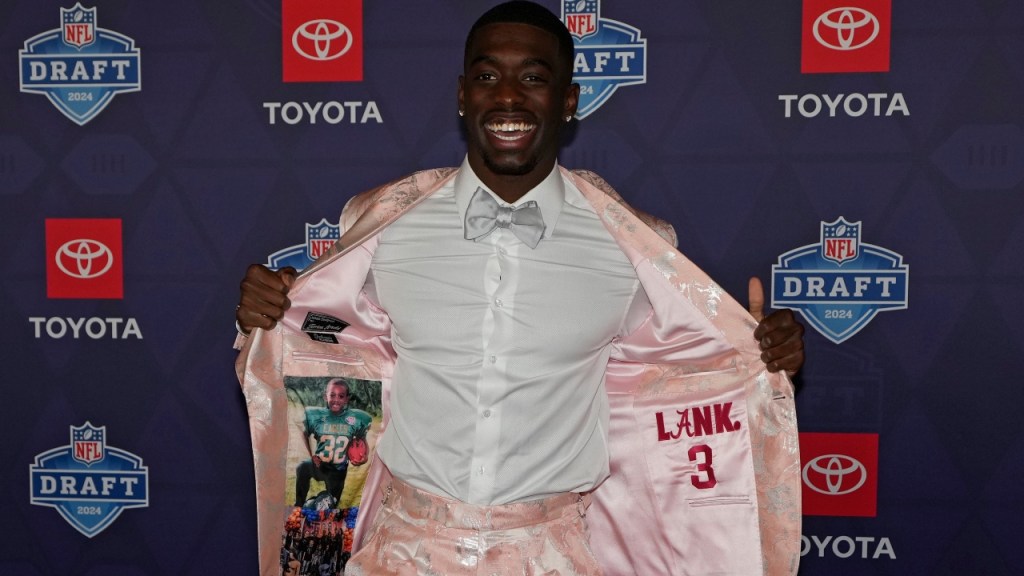 Chrome Hearts and Prada were on display during the NFL draft