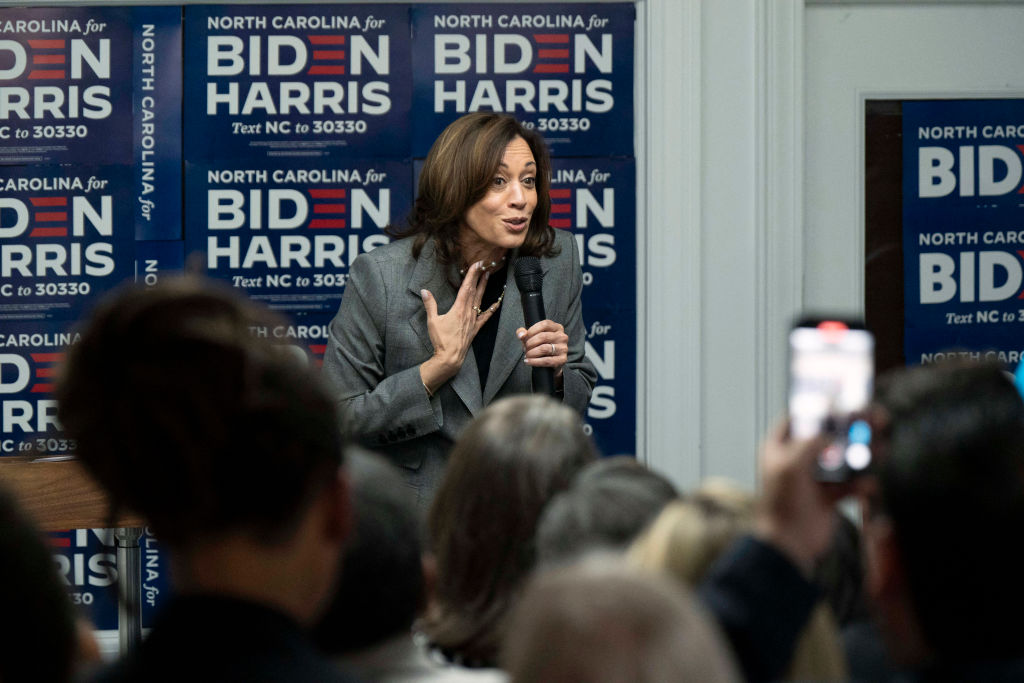 Vice President Harris drops F-bomb while talking about breaking barriers