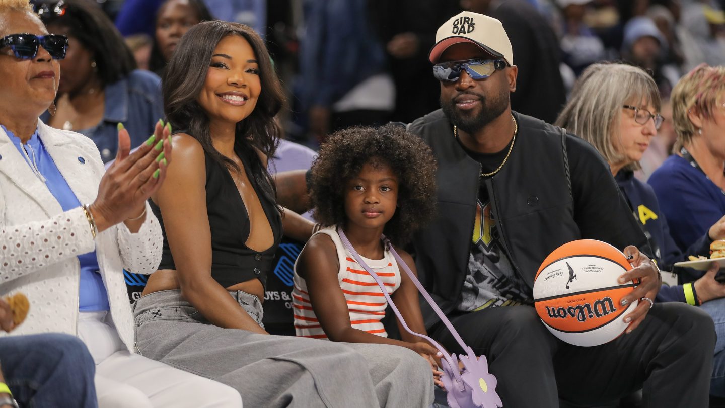 Dwyane Wade, Gabrielle Union, Kaavia Wade, Angel Reese, theGrio.com