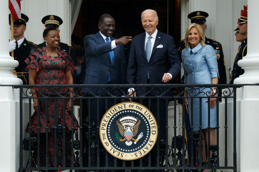 President Joe Biden, First Lady Jill Biden, Kenyan President William Ruto and his wife Rachel Ruto