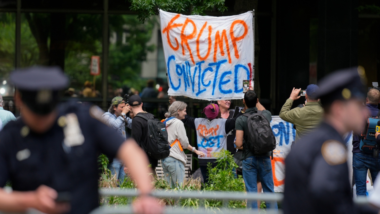 People react to the guilty verdict announced against former President Donald Trump