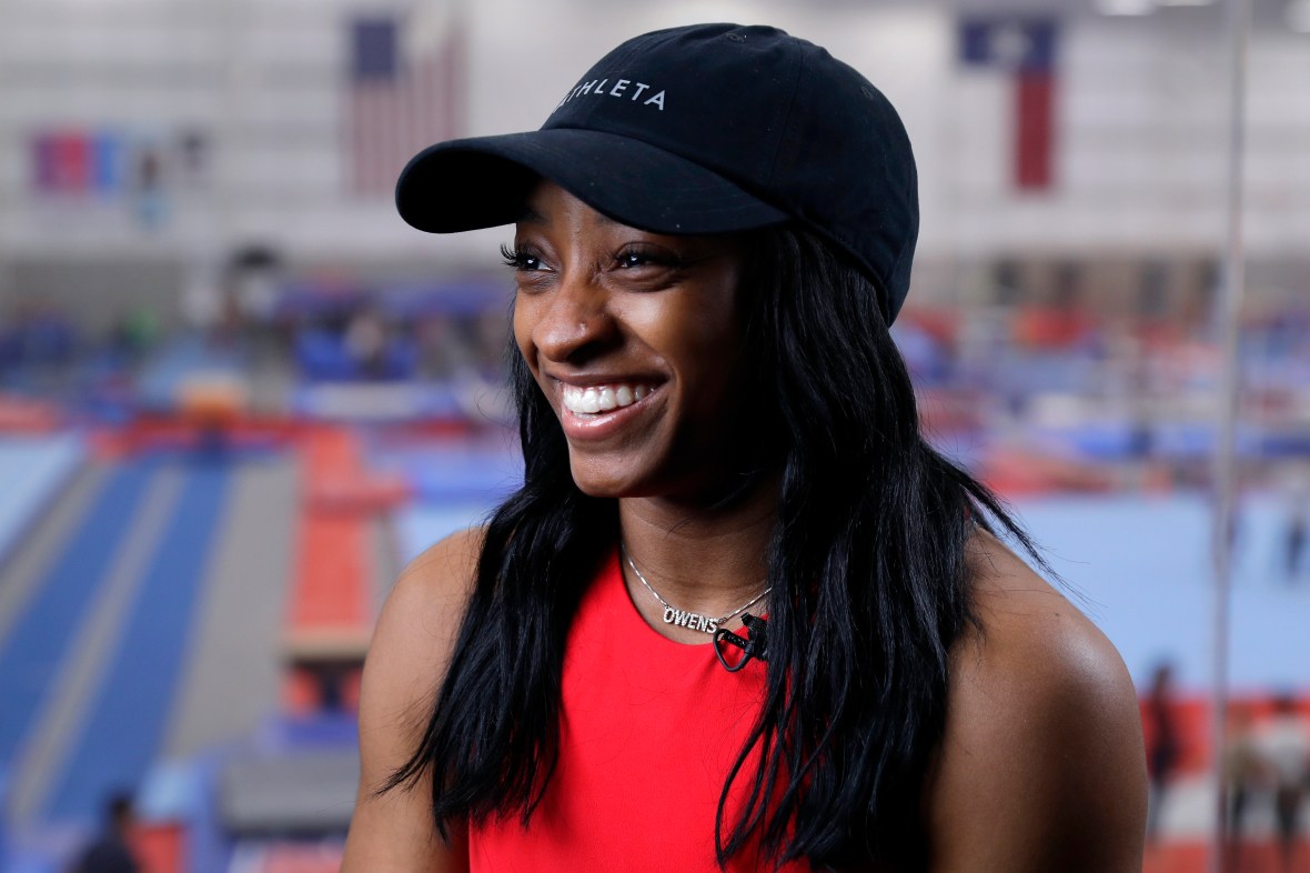 Gymnast Simone Biles