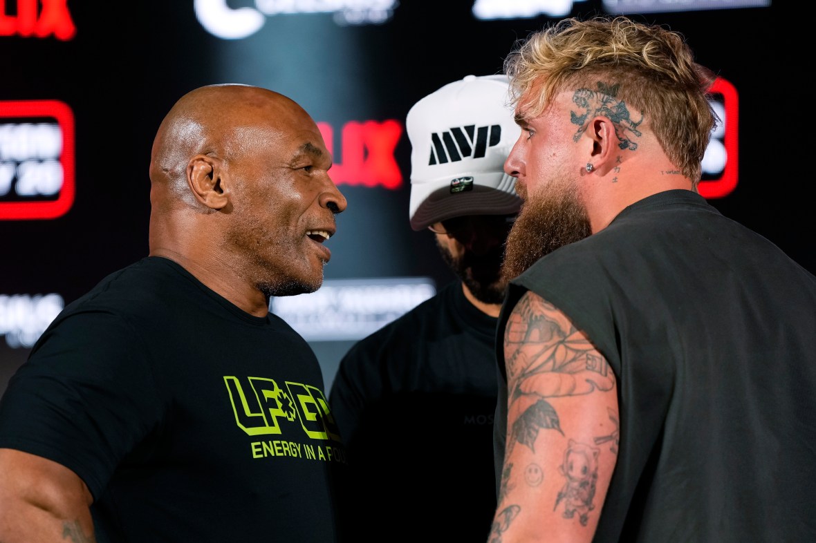 Jake Paul and Mike Tyson trade insults as they hype planned summer fight in Texas