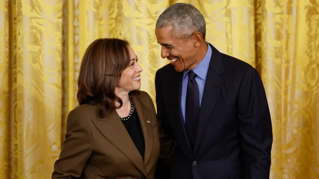 ‘Kamala!’: Obamas call Harris to deliver endorsement for president in campaign video
