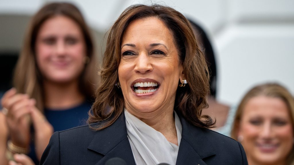 Kamala Harris, Harris for president, Kamala Harris for president, Kamala Harris campaign, Kamala Harris fundraising, Shannon Watts, Kamala Harris white women, Win With Black Women, Jokata Eaddy, theGrio.com