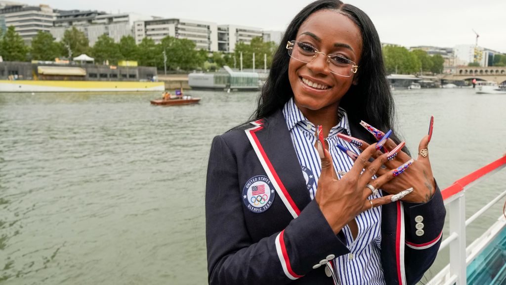 Sha'Carri Richardson, Sha'Carri Richardson's nails, Olympic manicures, Olympic nails, Black beauty, theGrio.com