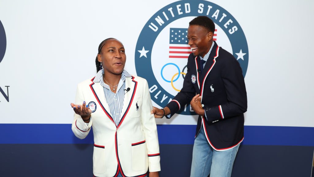 Black Olympians 2024, Black athletes on Team USA, Paris Olympics 2024, Summer Olympics 2024, Coco Gauff, Chris Eubanks, Gianluca Busio, Crystal Dunn, Ashleigh Johnson, Lauren Scruggs, Kennedy Blades, CJ Nickolas, Faith Dillon, Nyjah Huston, Kevon Williams, Frederick Richard, Jordan Chiles, Simone Biles, Quincy Wilson, Hezly Rivera, Tara Davis-Woodhall, Sha’Carri Richardson, Noah Lyles, Shaine Casas, Simone Manuel, Brittney Griner, Joel Embiid, Steph Curry, theGrio.com