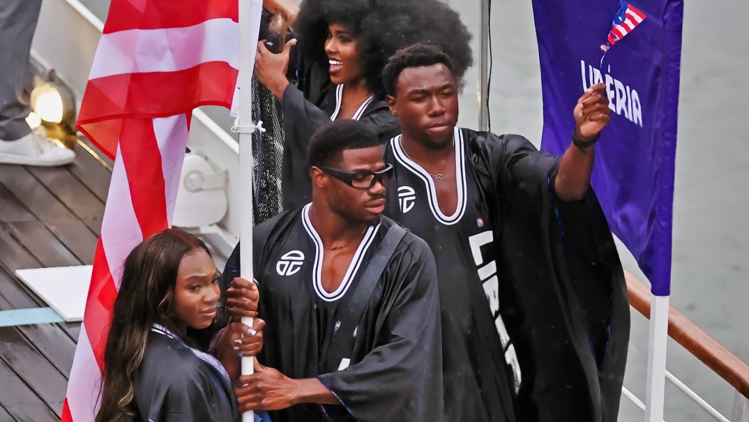 Paris Olympics 2024, Telfar Olympics, Telfar Team Liberia, Team Liberia, Team Nigeria, Actively Black Olympics, Actively Black Team Nigeria, Team Liberia uniforms, Team Nigeria uniforms, Summer Olympics 2024, Black Olympians, Black designers, Black designers Olympics, Black brands, theGrio.com