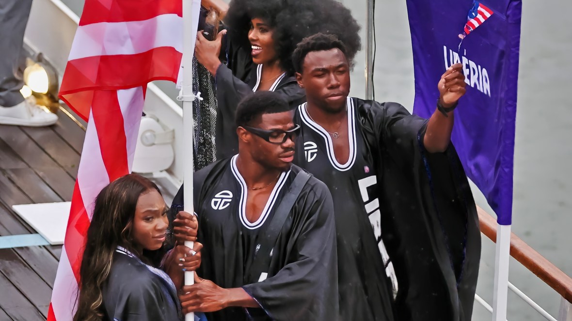 Paris Olympics 2024, Telfar Olympics, Telfar Team Liberia, Team Liberia, Team Nigeria, Actively Black Olympics, Actively Black Team Nigeria, Team Liberia uniforms, Team Nigeria uniforms, Summer Olympics 2024, Black Olympians, Black designers, Black designers Olympics, Black brands, theGrio.com