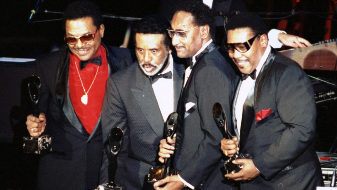 The Four Tops, Renaldo "Obie" Benson, Levi Stubbs, Abdul "Duke" Fakir, Lawrence Payton, theGrio.com