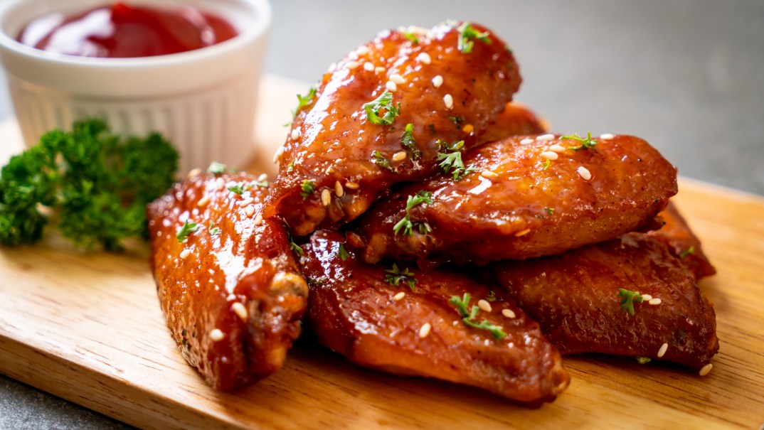 For chicken wings, the flat is the best