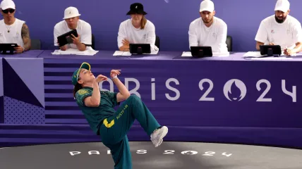 Rachael "Raygun" Gunn breakdances at the Olympics, theGrio.com