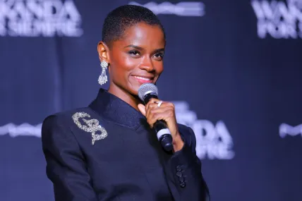 Actor Letitia Wright at Disney Presents Black Panther: Wakanda Forever in Mexico City