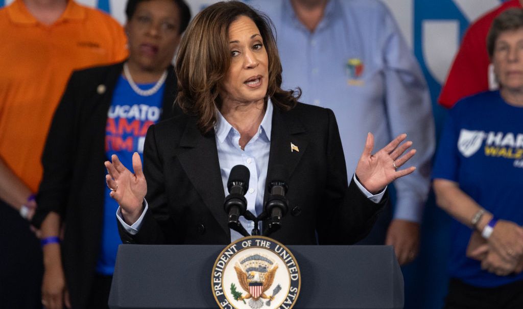 Kamala Harris Campaigns In Detroit On Labor Day