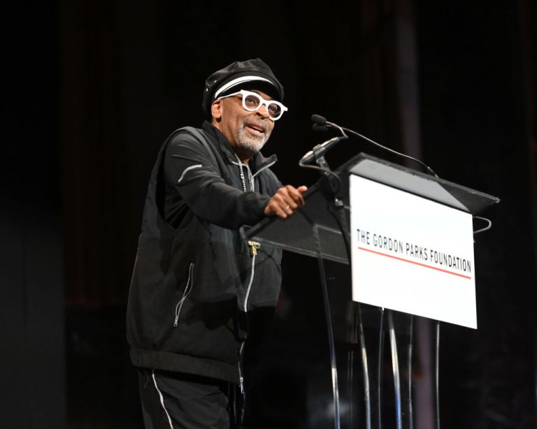 Director Spike Lee at The Gordon Parks Foundation's Annual Awards Dinner And Auction Celebrating The Arts & Social Justice - Inside