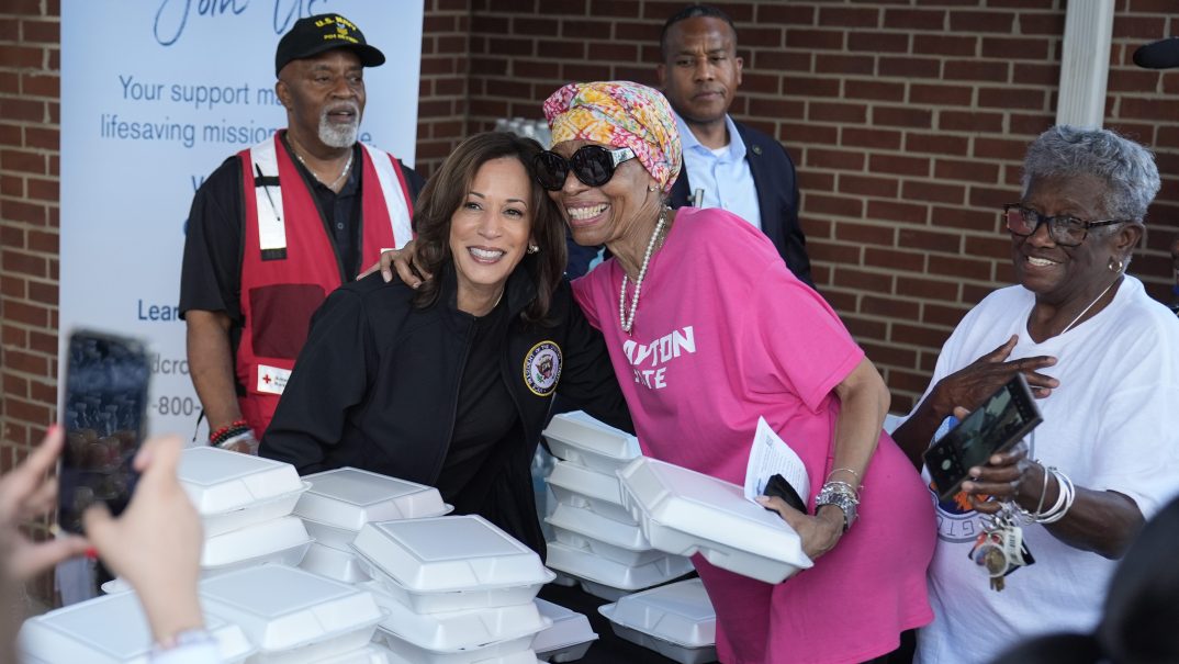 Kamala Harris, Hurricane Helene, theGrio.com