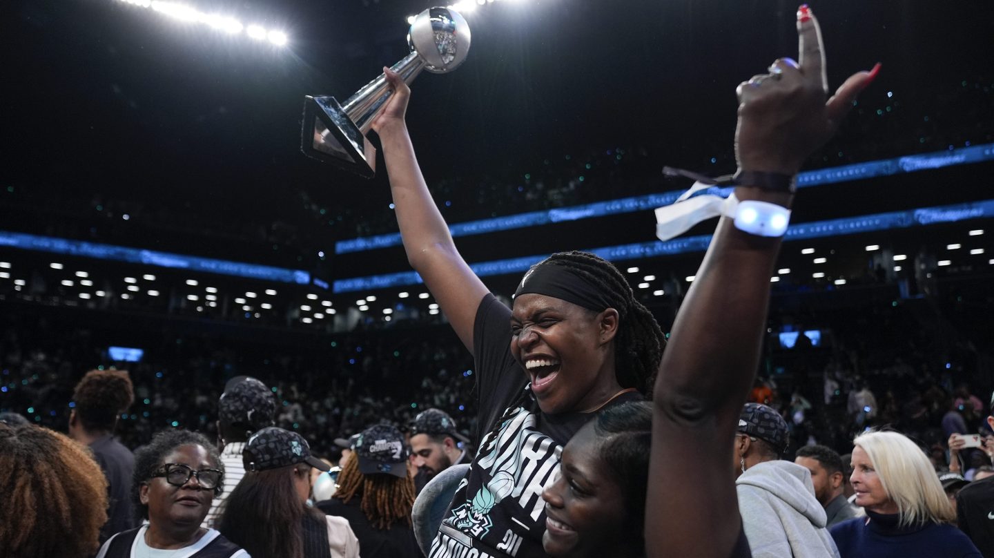 New York Liberty, WNBA Finals, WNBA Playoffs, 2024 WNBA Playoffs, 2024 WNBA Finals, 2024 WNBA Champions, 2024 WNBA Championship, WNBA Finals, WNBA Championships, WNBA Finals, New York Liberty, Minnesota Lynx, WNBA players, Jonquel Jones, theGrio.com