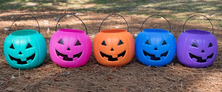 Halloween, Halloween buckets, Blue Bucket initiative, Purple Bucket Project, trick or treating, theGrio.com