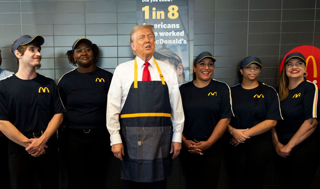 Donald Trump, McDonald's, Donald Trump McDonalds, Trump McDonalds, Donald Trump McDonalds, Trump minimum wage, Trump tax cuts, minimum wage, theGrio.com