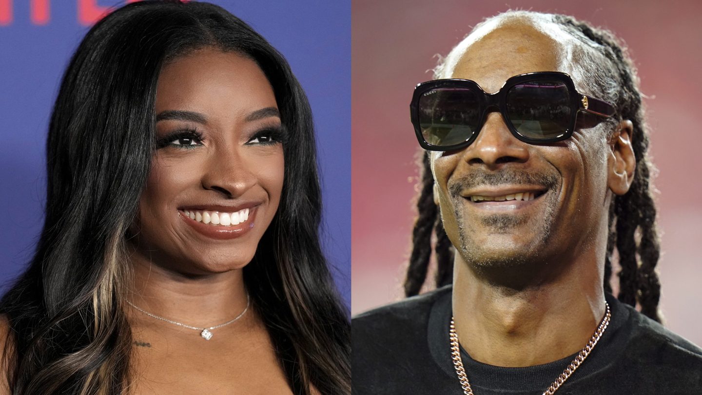 Simone Biles, Snoop Dogg, Simone Biles Snoop Dogg, Simone Biles Snoop Dogg The Voice, Simone Biles Snoop Dogg Olympics, Simone Biles The Voice, Snoop Dogg The Voice, Snoop Dogg Olympics, The Voice, theGrio.com