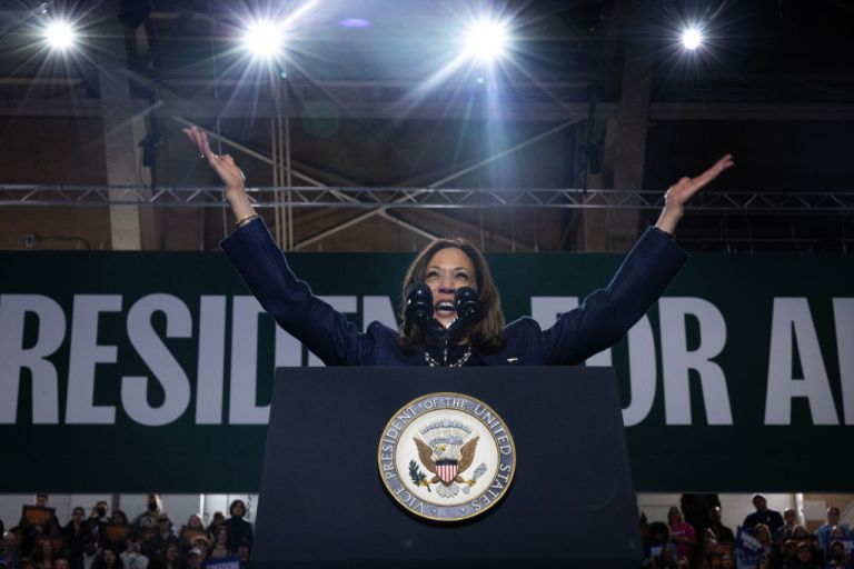 Democratic Presidential Nominee Vice President Harris Campaigns Across Michigan, theGrio.com