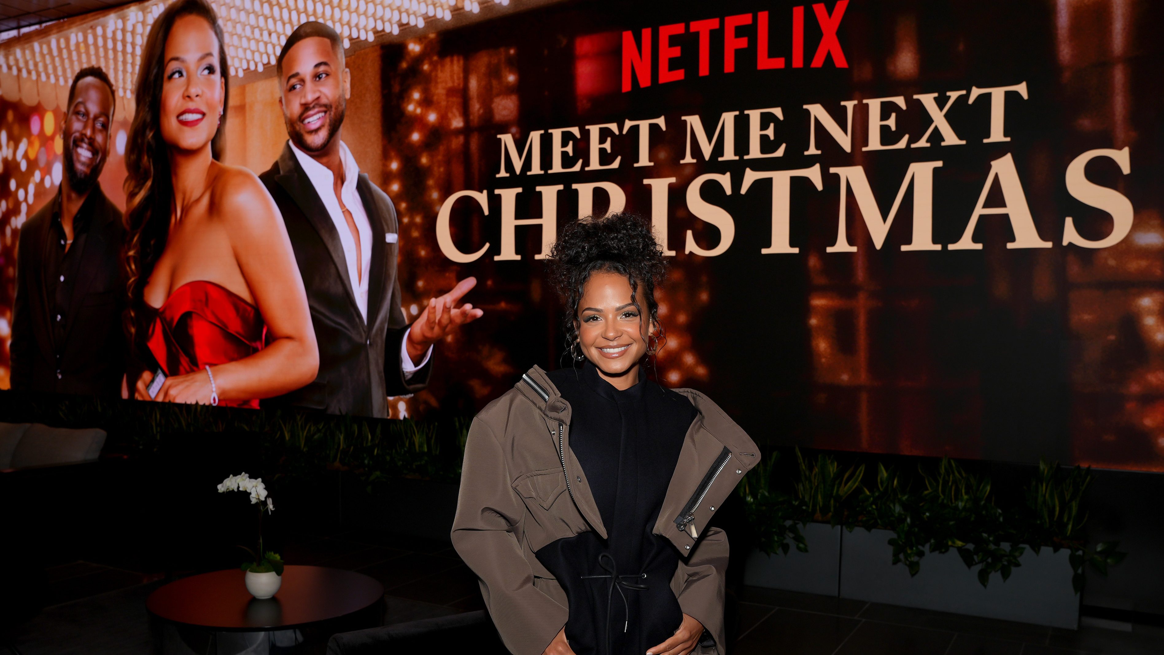 thegrio.com, christina milian, devale ellis, kofi siriboe, netflix, meet me next christmas, christmas