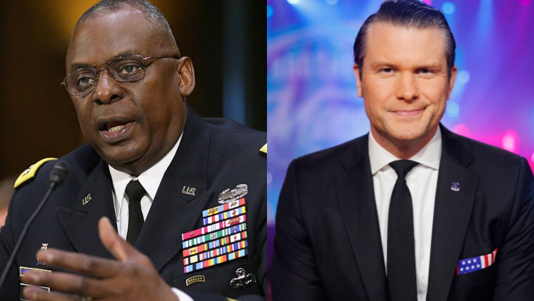 Lloyd Austin and Pete Hegseth