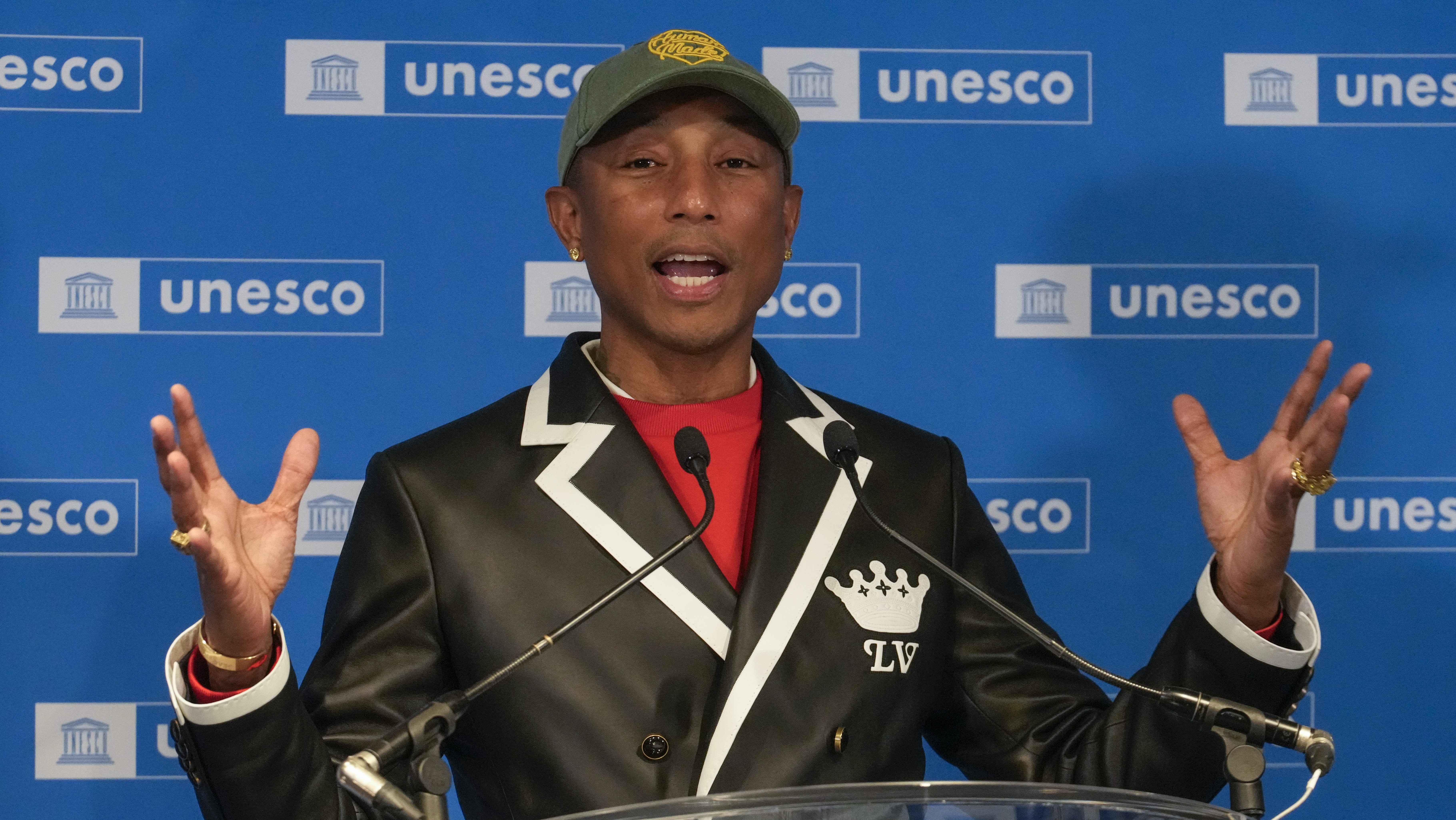 Pharrell Williams, Pharrell Williams UNESCO ambassador, UNESCO, UNESCO ambassadors, Pharrell Williams Paris, theGrio.com