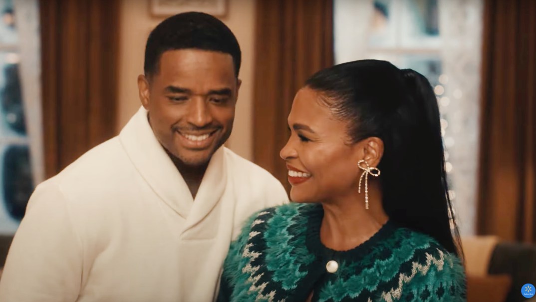 Nia Long, Larenz Tate, Larenz Tate Nia Long, Love Jones, Walmart x Love Jones, Walmart Love Jones, Larenz Tate Nia Long commercial, Larenz Tate Nia Long Walmart, Larenz Tate Nia Long Walmart commercial, Walmart DEI, theGrio.com