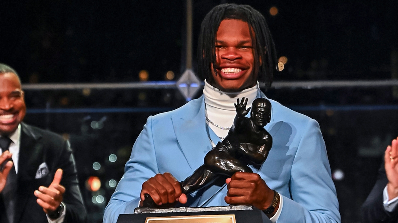 Colorado two-way star Travis Hunter wins Heisman Trophy as college ...