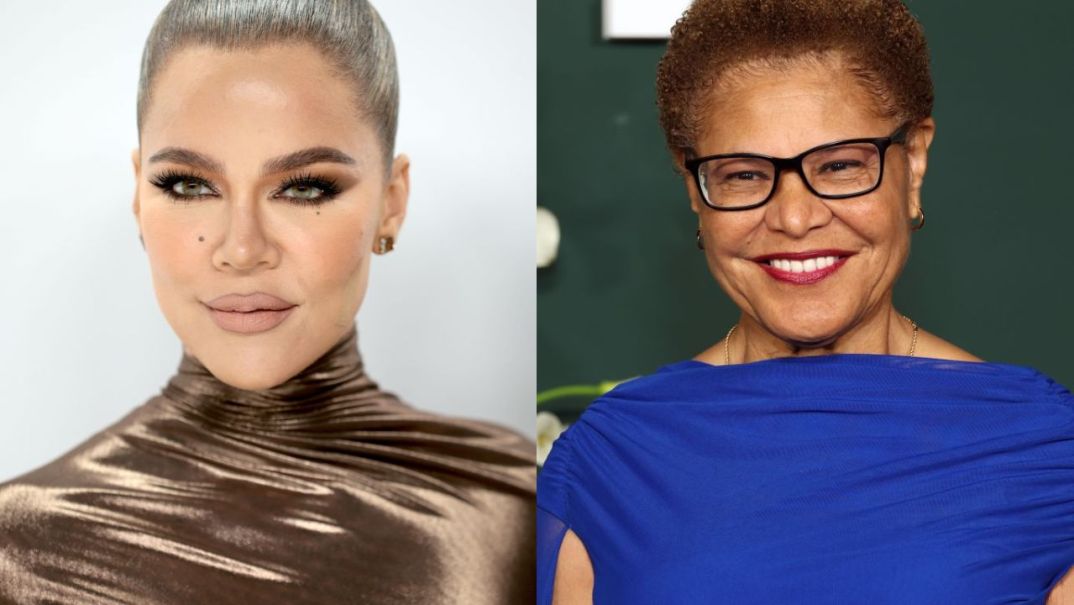 Khloe Kardashian, Mayor Karen Bass, Los Angeles wildfires, LA wildfires, theGrio.com