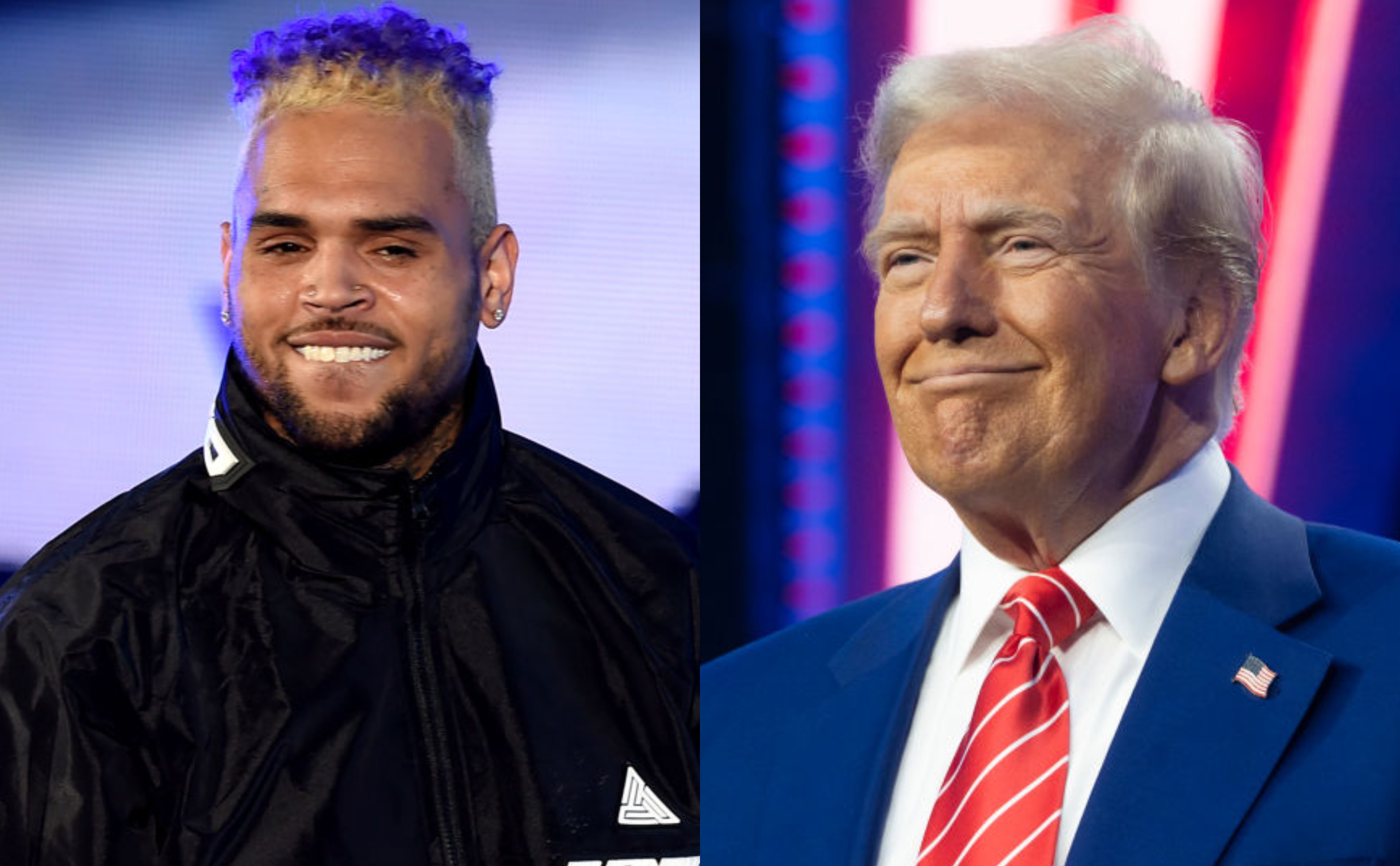 chris brown donald trump