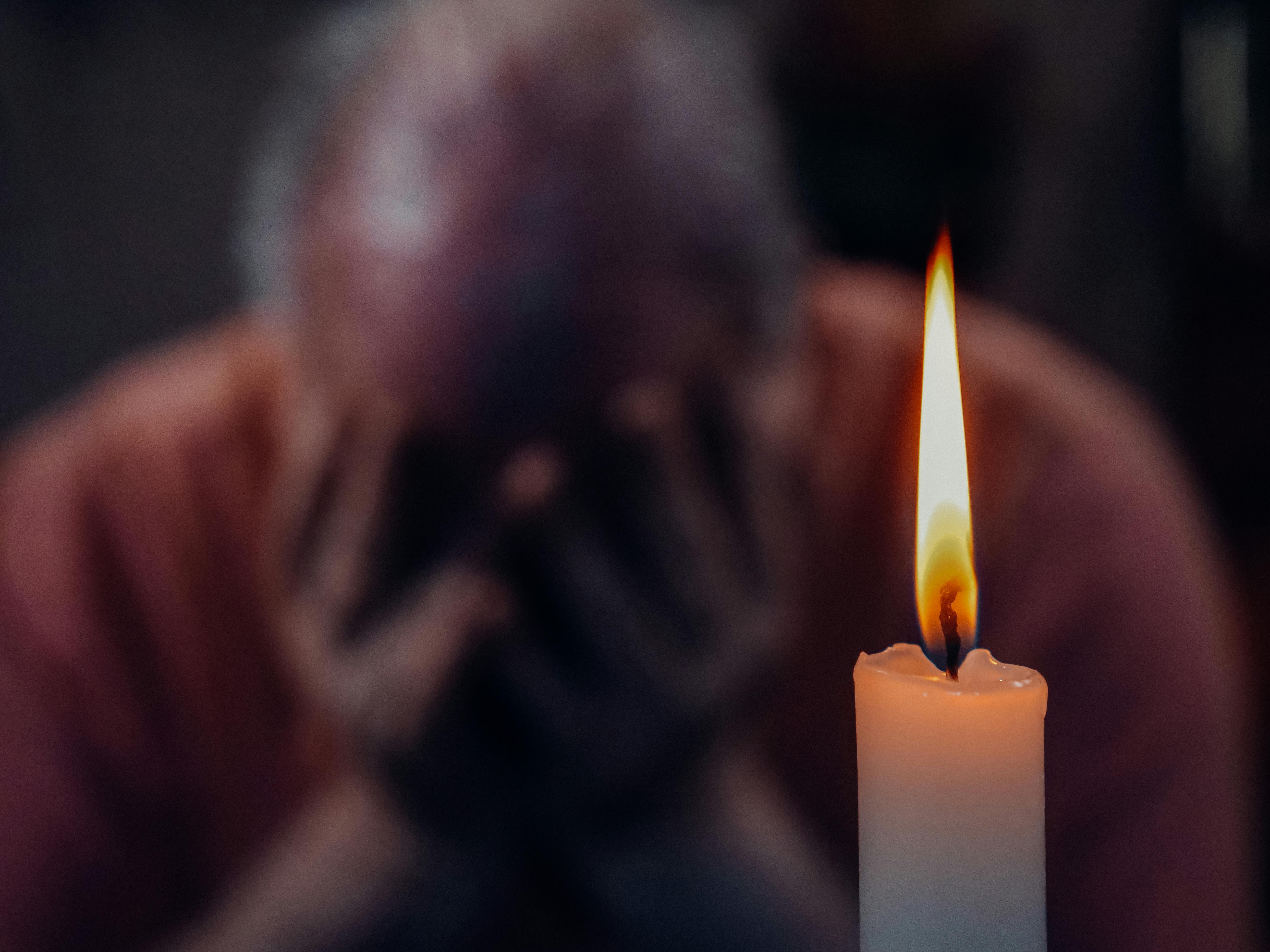 Dementia, Candle with man in background, Pexels, Photo by Kindel Media, thegrio.com