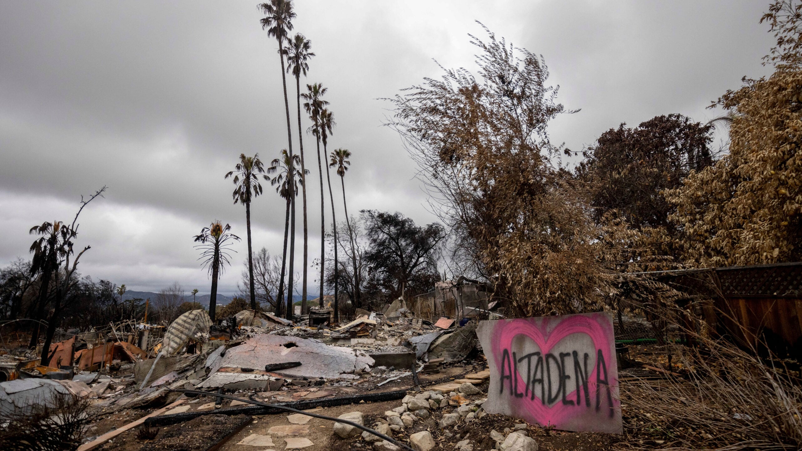 A year after LA-area wildfires destroyed thousands of homes, fewer than a dozen have been rebuilt