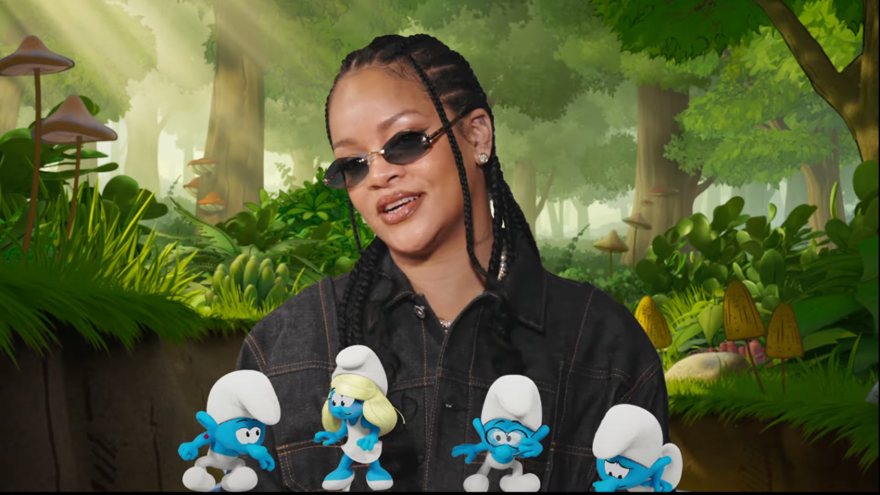 Rihanna Smurfs, Rihanna movie, Rihanna Smurfs movie, Rihanna new music, Rihanna movies, Smurfs 2025, Is Rihanna coming out with new music? theGrio.com