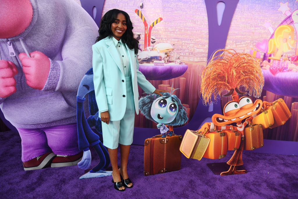 Ayo Edebiri attends the World Premiere of Disney and Pixar's "Inside Out 2, thegrio.com