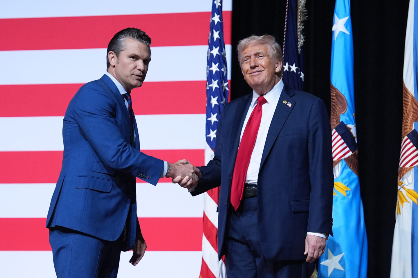 Trump Pentagon Commanders Meeting Donald Trump, Pete Hegseth, Trump Administration