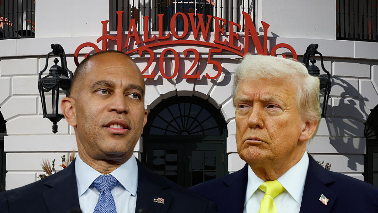 Jeffries calls on Trump to ‘put on costume and pretend to act like a president’
